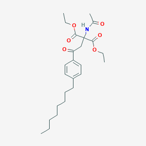 molecular formula C25H37NO6 B152864 2-乙酰氨基-2-[2-(4-辛基苯基)-2-氧代乙基]丙二酸二乙酯 CAS No. 268557-49-9