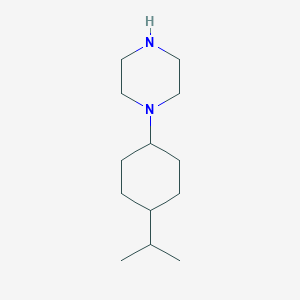 molecular formula C13H26N2 B1528643 1-[4-(丙-2-基)环己基]哌嗪 CAS No. 1344258-85-0