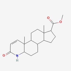 Methyl 9a,11a-dimethyl-7-oxo-1,2,3,3a,3b,4,5,5a,6,9b,10,11-dodecahydroindeno[5,4-f]quinoline-1-carboxylate