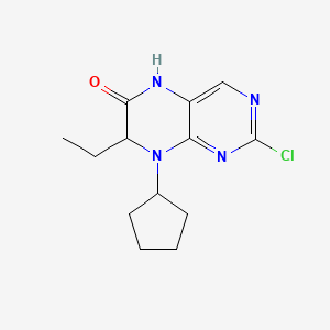 2-Chloro-8-cyclopentyl-7-ethyl-5,7-dihydropteridin-6-one