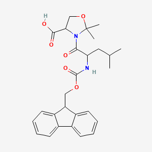 (4S)-3-(Fmoc-Leu)-2,2-dimethyl-oxazolidine-4-carboxylic acid