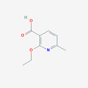 molecular formula C9H11NO3 B1528675 2-Ethoxy-6-methylpyridine-3-carboxylic acid CAS No. 933696-84-5
