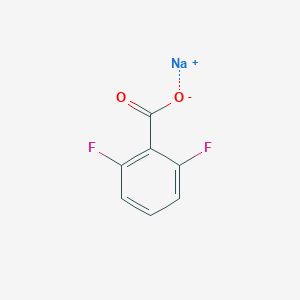 molecular formula C7H3F2NaO2 B152868 2,6-二氟苯甲酸钠 CAS No. 6185-28-0