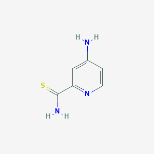 molecular formula C6H7N3S B1528693 4-氨基吡啶-2-羰基硫脲 CAS No. 1343641-19-9