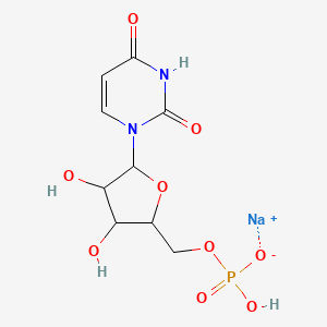 Sodium;[5-(2,4-dioxopyrimidin-1-yl)-3,4-dihydroxyoxolan-2-yl]methyl hydrogen phosphate