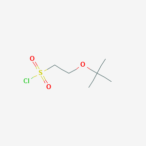 molecular formula C6H13ClO3S B1528706 2-(叔丁氧基)乙烷-1-磺酰氯 CAS No. 1338986-63-2