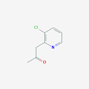 molecular formula C8H8ClNO B1528707 1-(3-氯吡啶-2-基)丙酮 CAS No. 1284045-45-9