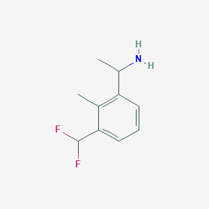 (R)-1-(3-(difluoromethyl)-2-methylphenyl)ethan-1-amine