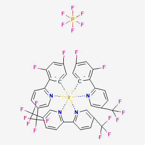 molecular formula C36H16F22IrN4P-3 B15287095 ([Ir(dF(CF3ppy)2)(5,5'-CF3-bpy)]PF6 