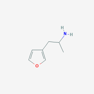 molecular formula C7H11NO B1528710 1-(呋喃-3-基)丙-2-胺 CAS No. 860115-32-8