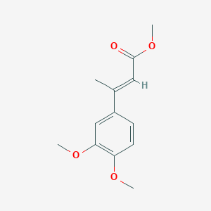 methyl (2E)-3-(3,4-dimethoxyphenyl)but-2-enoate