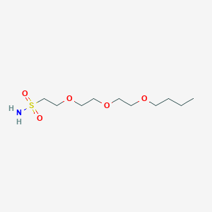 molecular formula C10H23NO5S B1528730 2-[2-(2-Butoxyethoxy)ethoxy]ethane-1-sulfonamide CAS No. 1343451-87-5