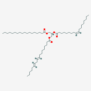 molecular formula C57H104O6 B15287306 2-(Oleoyloxy)-3-(stearoyloxy)propyl octadeca-9,12-dienoate 