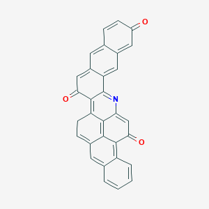 molecular formula C31H15NO3 B15287338 16-Azaoctacyclo[18.10.2.02,15.05,14.07,12.017,31.021,26.028,32]dotriaconta-1,4,6,8,11,13,15,17,20,22,24,26,28,31-tetradecaene-3,10,19-trione 