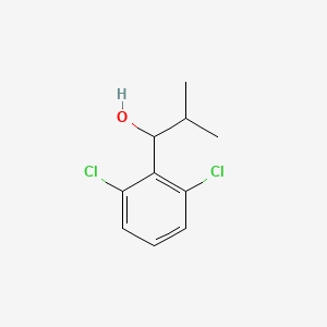molecular formula C10H12Cl2O B1528734 1-(2,6-二氯苯基)-2-甲基丙醇 CAS No. 124285-91-2