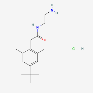 N-(2-Aminoethyl)-2-[4-(1,1-dimethylethyl)-2,6-dimethylphenyl]acetamide Hydrochloride