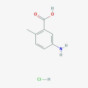 molecular formula C8H10ClNO2 B15287386 5-Amino-2-methyl-benzoic acid hydrochloride salt 