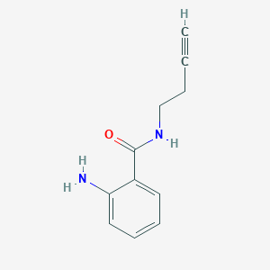 molecular formula C11H12N2O B1528744 2-amino-N-(but-3-yn-1-yl)benzamide CAS No. 33238-75-4