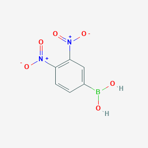 molecular formula C6H5BN2O6 B15287449 (3,4-Dinitrophenyl)boronic acid 