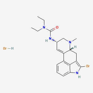 molecular formula C20H26Br2N4O B15287520 Bromlisuride Hydrobromide CAS No. 83455-49-6