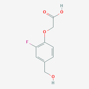 [2-Fluoro-4-(hydroxymethyl)phenoxy]acetic acid