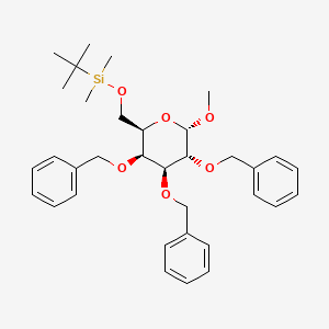 Methyl 2,3,4-tri-O-benzyl-6-O-tert-butyldimethylsilyl-A-D-galactopyranoside