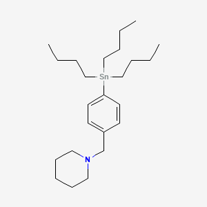 1-[4-(Tributylstannyl)benzyl]piperidine