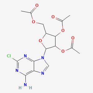 [3,4-Diacetyloxy-5-(6-amino-2-chloropurin-9-yl)oxolan-2-yl]methyl acetate