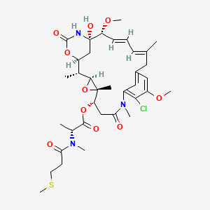 (2'R)-N2'-Deacetyl-N2'-[3-(methylthio)-1-oxopropyl]-maytansine