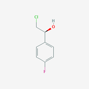 molecular formula C8H8ClFO B152878 (S)-2-Chloro-1-(4-fluorophenyl)ethanol CAS No. 126534-42-7