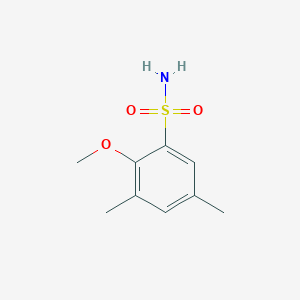 molecular formula C9H13NO3S B1528789 2-甲氧基-3,5-二甲苯-1-磺酰胺 CAS No. 1341641-01-7