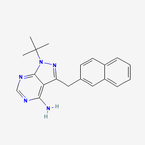 1-tert-Butyl-3-naphthalen-2-ylmethyl-1H-pyrazolo[3,4-d]pyrimidin-4-ylamine