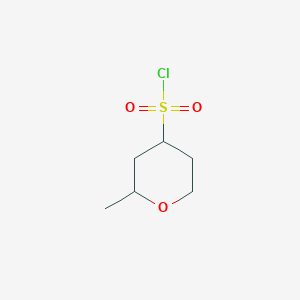 molecular formula C6H11ClO3S B1528797 2-甲基氧杂环丁烷-4-磺酰氯 CAS No. 1343340-46-4