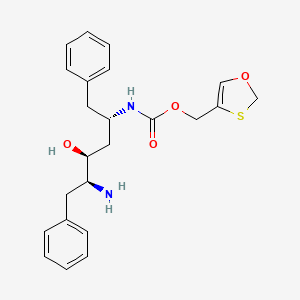 (1,3-Oxathiol-4-yl)methyl ((2S,4S,5S)-5-amino-4-hydroxy-1,6-diphenylhexan-2-yl)carbamate