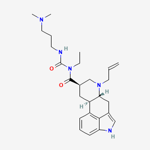 (8beta)-N-[[[3-(Dimethylamino)propyl]amino]carbonyl]-N-ethyl-6-(2-propen-1-yl)-ergoline-8-carboxamide