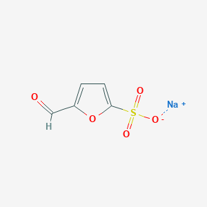 molecular formula C5H3NaO5S B152881 Sodium 5-formylfuran-2-sulfonate CAS No. 31795-44-5