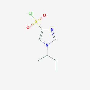 molecular formula C7H11ClN2O2S B1528810 1-(丁基)-1H-咪唑-4-磺酰氯 CAS No. 1339694-88-0