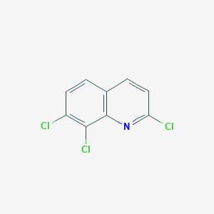 molecular formula C9H4Cl3N B1528814 2,7,8-Trichloroquinoline CAS No. 1341345-20-7