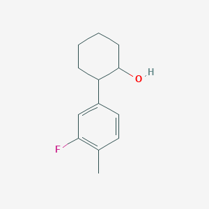 trans-2-(3-Fluoro-4-methylphenyl)cyclohexanol