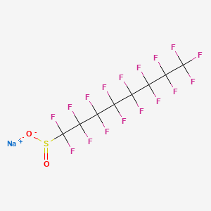 1-Octanesulfinic acid, 1,1,2,2,3,3,4,4,5,5,6,6,7,7,8,8,8-heptadecafluoro-, sodium salt