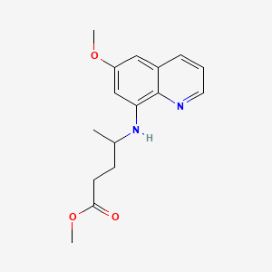 molecular formula C16H20N2O3 B15288240 Carboxyprimaquine Methyl Ester 