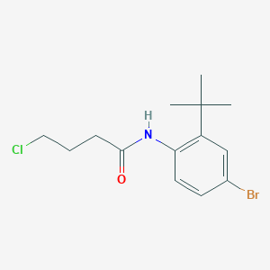 n-(2-Tert-butyl-4-bromophenyl)-4-chlorobutanamide