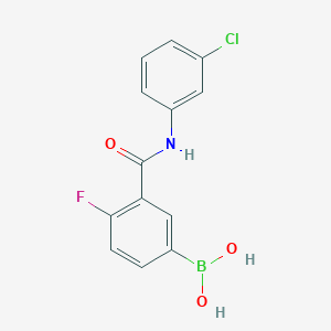 3-(3-Chlorophenylcarbamoyl)-4-fluorobenzeneboronic acid