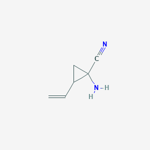 B1528835 1-Amino-2-ethenylcyclopropane-1-carbonitrile CAS No. 1483826-14-7