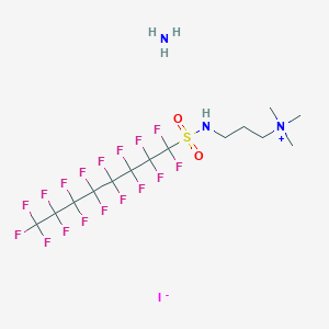 1-Propanaminium, 3-(((heptadecafluorooctyl)sulfonyl)amino)-N,N,N-trimethyl-, iodide, ammonium salt