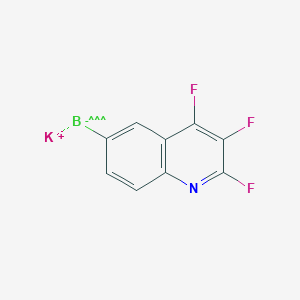 Potassium (2,3,4-trifluoroquinolin-6-yl)trihydroborate