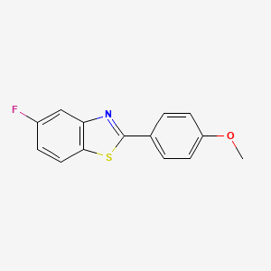 5-Fluoro-2-(4-methoxyphenyl)benzo[D]thiazole