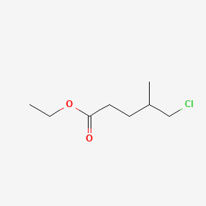 molecular formula C8H15ClO2 B15288448 Ethyl 5-Chloro-4-Methylpentanoate 