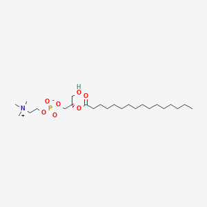 molecular formula C24H50NO7P B15288475 [(2S)-2-hexadecanoyloxy-3-hydroxypropyl] 2-(trimethylazaniumyl)ethyl phosphate 