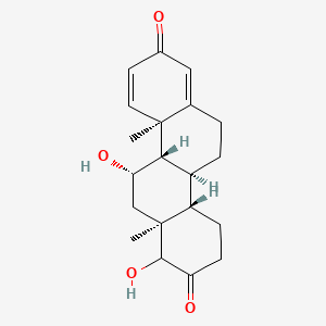 (11b)-11,17a-Dihydroxy-D-homoandrosta-1,4-diene-3,17-dione